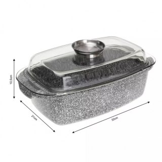 Brytfanna ceramiczna Klausberg KB-7365 z pokrywą 4,5 l