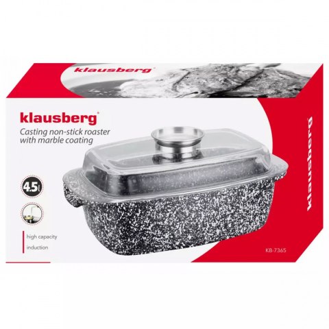 Brytfanna ceramiczna Klausberg KB-7365 z pokrywą 4,5 l