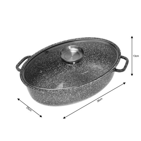 Brytfanna ceramiczna z pokrywą 8 l Klausberg KB-7366