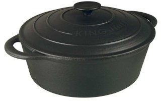 Brytfanna żeliwna z pokrywą 4,5 l Kinghoff KH-2255
