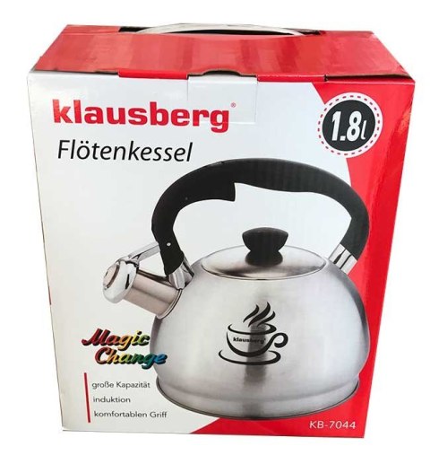 Czajnik z gwizdkiem 1,8L Klausberg KB-7044 Thermo Indicator