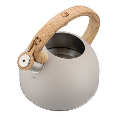 Czajnik z gwizdkiem Klausberg KB-7913 2,5L Beżowy