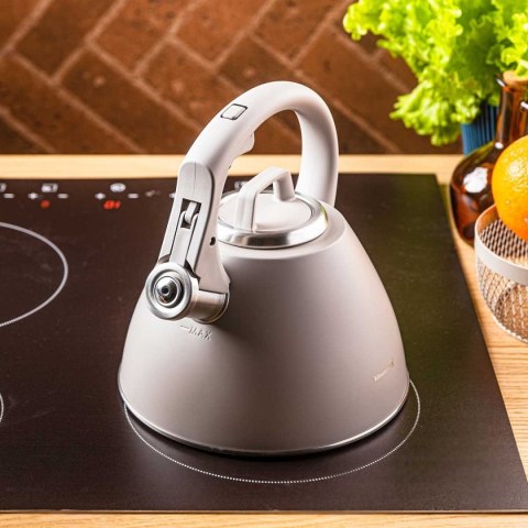 Czajnik z gwizdkiem Klausberg KB-7953 2,5L Latte