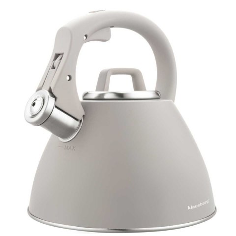 Czajnik z gwizdkiem Klausberg KB-7953 2,5L Latte