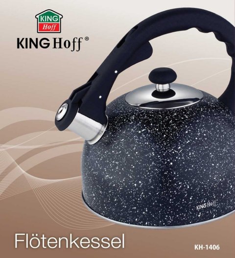 Czajnik z gwizdkiem 2,6 l Kinghoff KH-1406 Marble
