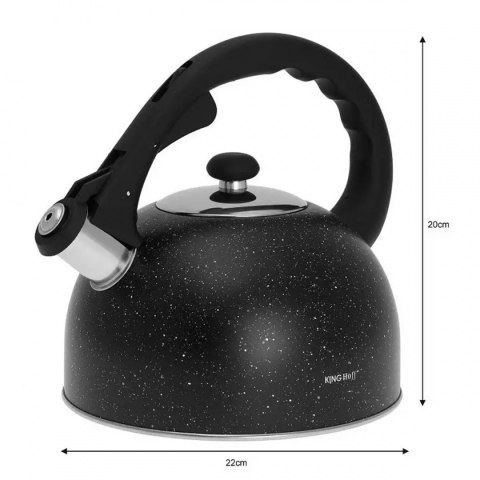 Czajnik z gwizdkiem 2,6 l Kinghoff KH-1406 Marble