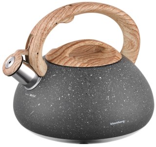 Czajnik z gwizdkiem Klausberg KB-7250 Granit Wood 2,7L