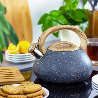 Czajnik z gwizdkiem Klausberg KB-7250 Granit Wood 2,7L