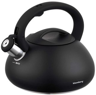 Czajnik z gwizdkiem Klausberg KB-7368 2,7L Czarny Mat