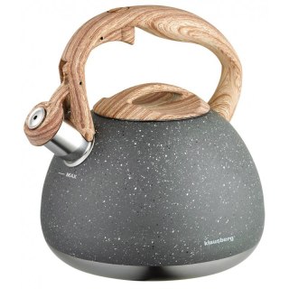 Czajnik z gwizdkiem Klausberg KB-7509 2,8L Granit Wood