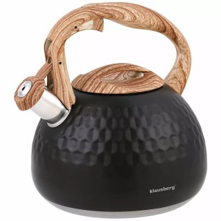 Czajnik z gwizdkiem Klausberg KB-7562 2,8L Czarny Diament