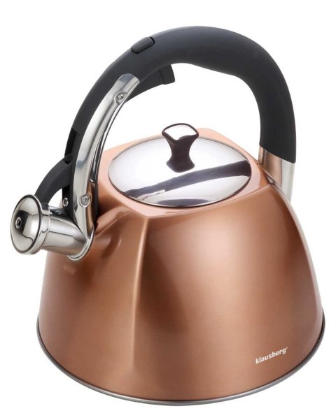 Czajnik z gwizdkiem Klausberg KB-7202 3L Miedziany