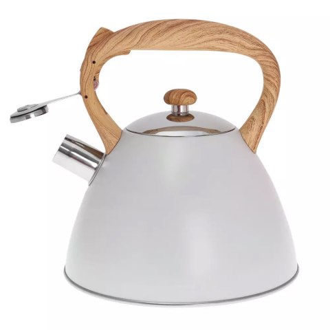 Czajnik 3,0L z gwizdkiem Klausberg KB-7264 Jasny Szary