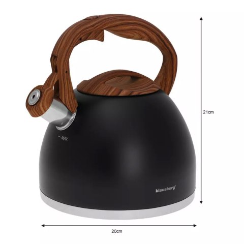 Czajnik z gwizdkiem 3 l Klausberg KB-7450