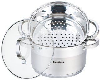 Garnek do gotowania na parze Klausberg KB-7138 20 cm 3 elementy