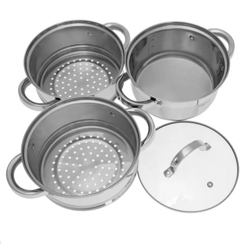 Garnek do gotowania na parze Klausberg KB-7136 18 cm 4 elementy