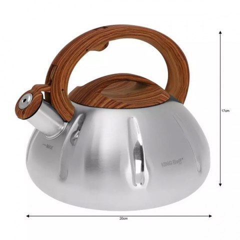Czajnik z gwizdkiem 3 l Kinghoff KH-3291