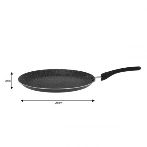 Patelnia 28cm do naleśników Kinghoff KH-1128 Marmurek