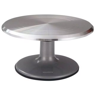 Patera obrotowa do tortów Klausberg KB-7771 25,5 cm Aluminiowa