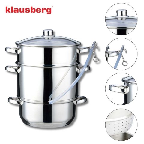 Sokownik parowy 8 l Klausberg KB-9032 do przygotowywania soków