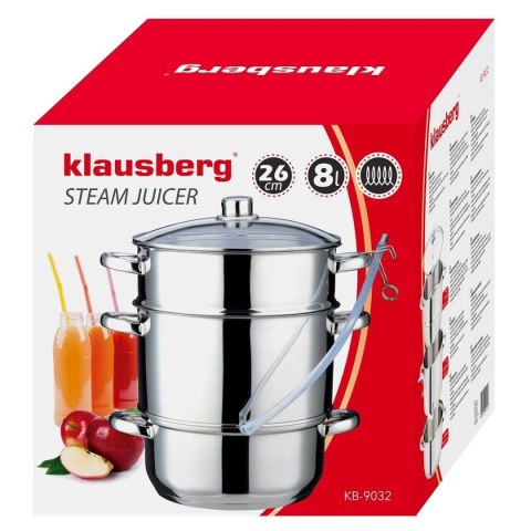 Sokownik parowy 8 l Klausberg KB-9032 do przygotowywania soków