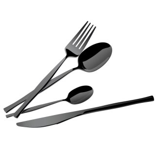 Zestaw sztućców Berlinger Haus BH-3066 24 el. Shiny Black – dla 6 osób