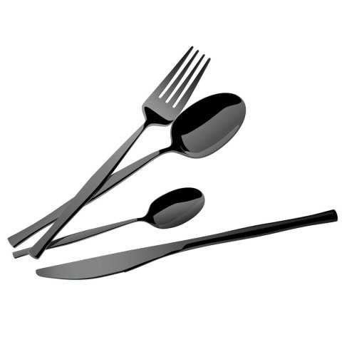 Zestaw sztućców Berlinger Haus BH-3066 24 el. Shiny Black – dla 6 osób