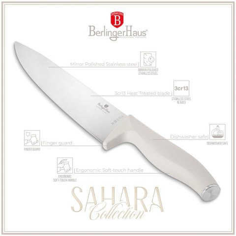 Zestaw noży Berlinger Haus BH-2973 Sahara 5 noży w bambusowym bloku