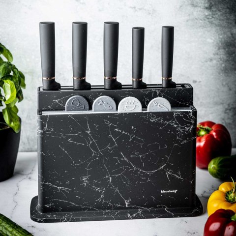 Zestaw noży i desek kuchennych Klausberg KB-7834 w stojaku