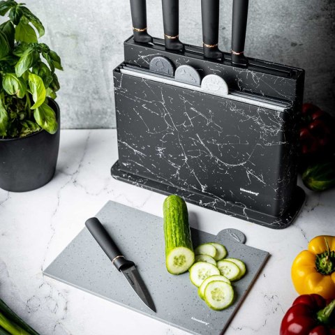 Zestaw noży i desek kuchennych Klausberg KB-7834 w stojaku