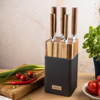 Zestaw noży Klausberg KB-7983 w bloku akacjowym 5 noży