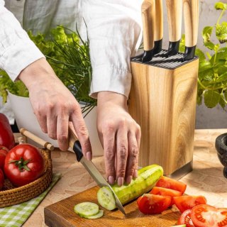 Zestaw noży kuchennych Klausberg KB-9035 w bloku 6 elementów